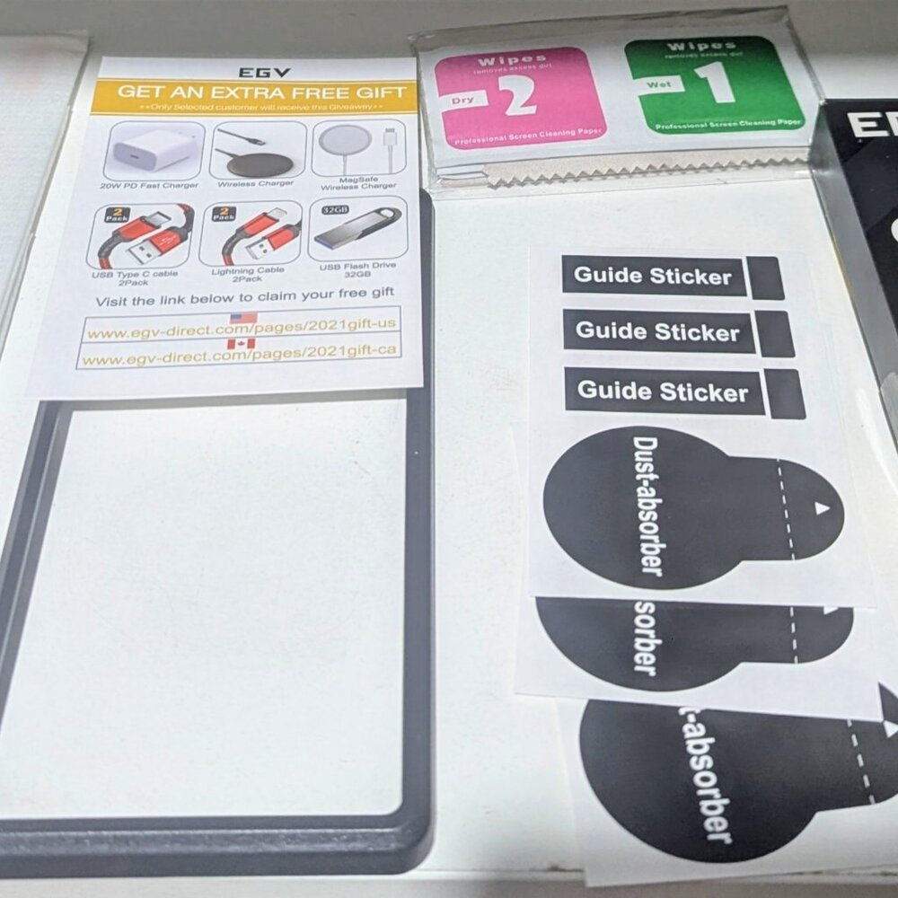 2× EG Samsung Galaxy A42 5G V 3+3 Pack Tempered Glass Screen & Camera Lens Prote